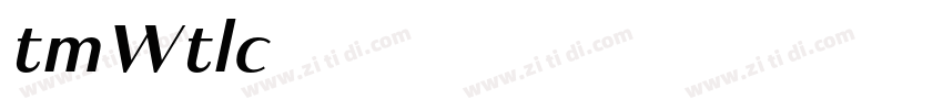 OtomoW00 Italic字体转换